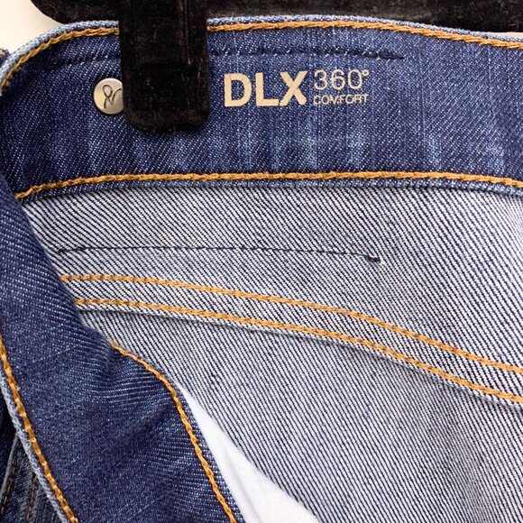 DL1961 Vince Casual Straight Dark Wash Blue Jeans Sz 34 - Picture 3 of 8